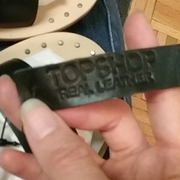 Last chance! Topshop Ring Leather Slide Sandal - Picture 5 of 7